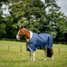 Horseware - Couverture d'extérieur Amigo Bravo XL Turnout marine/ titanium grey/ argent 150g | - Ohlala