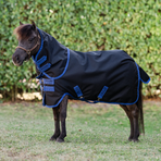 Horseware - Amigo Ripstop Plus Petite Turnout buitendeken zwart/ classic blue 0g | - Ohlala