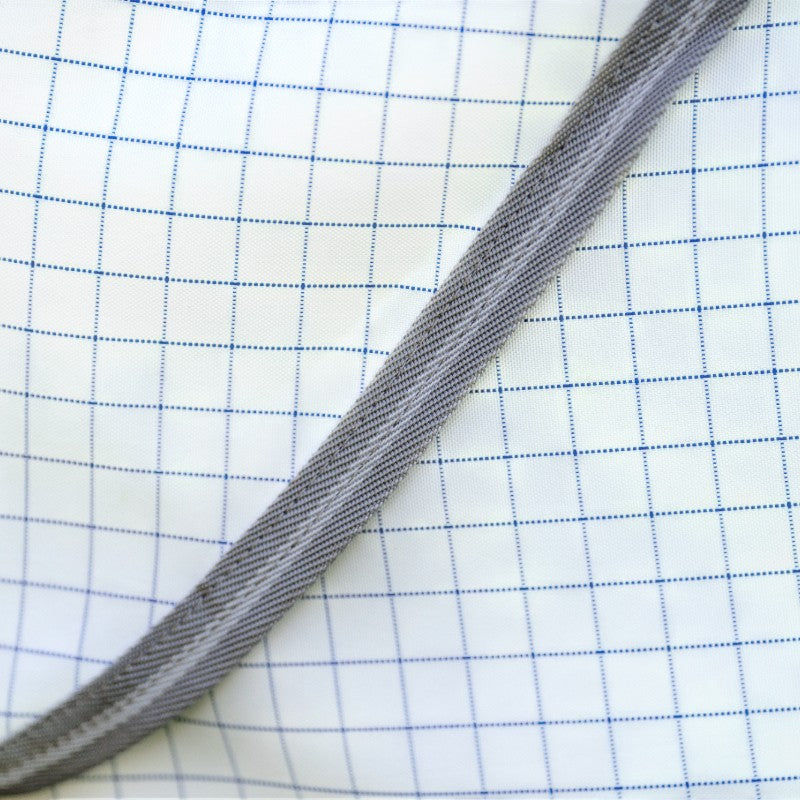 Horseware - Couverture d'extérieur Amigo Summer marine check/ titanium grey/ argent