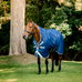 Horseware - Couverture d'extérieur Amigo Wug Turnout marine/ titanium grey/ argent 50g | - Ohlala