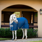 Horseware - Stalsdeken Amigo Ripstop Insulator Pony Stable marine/ titanium grey 100g | - Ohlala