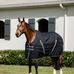 Horseware - Staldeken Rambo Stable zwart/ thunderstorm grey/ zilver 200g | - Ohlala
