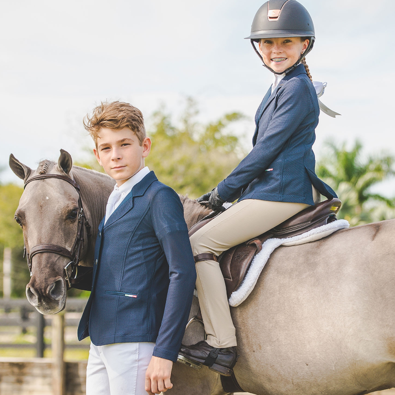 Horseware - Veste de concours junior Motion Lite marine