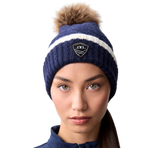 Horseware - Ruiterhelmmuts Monogram Pom marine | - Ohlala