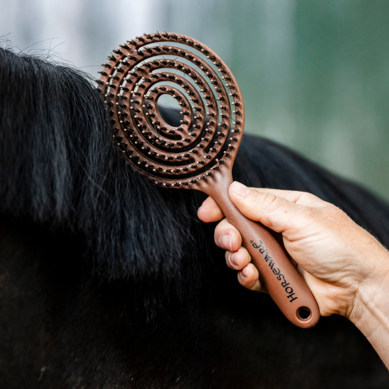 Horseware - Brosse à crins Mane wood effect | - Ohlala