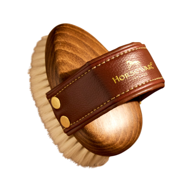 Horseware - Brosse de tête Signature wood/ natural fibres | - Ohlala