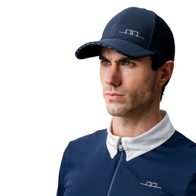 Horseware - Casquette Platinum MotionLite marine | - Ohlala