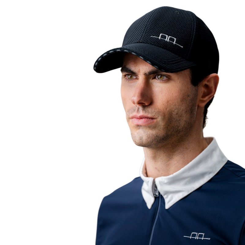 Horseware - Casquette Platinum MotionLite noir | - Ohlala