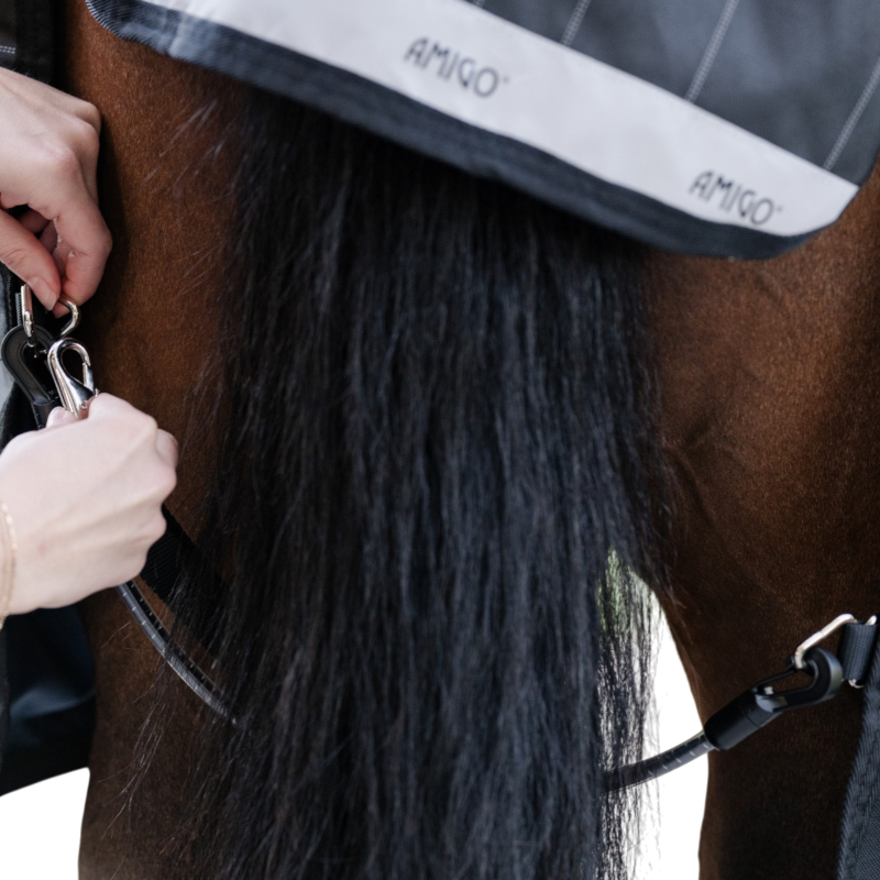 Horseware - Elastische staart-/dijriem zwart | - Ohlala