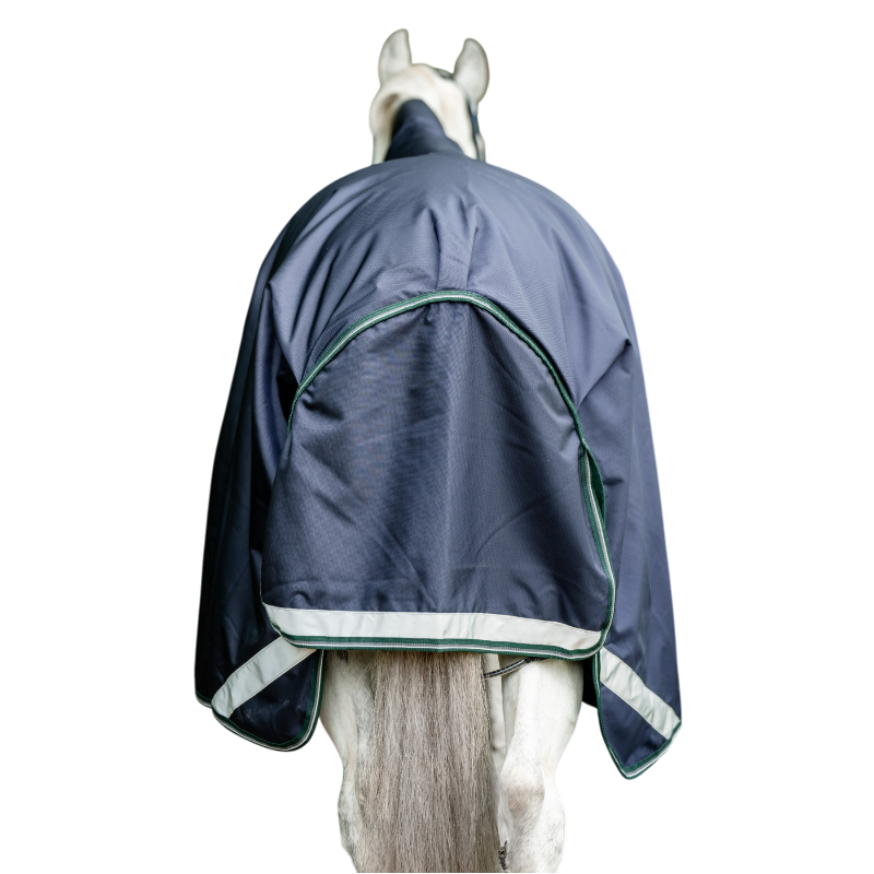 Horseware - Buitendeken Rambo Wug Turnout marine/ hunter green 400g | - Ohlala