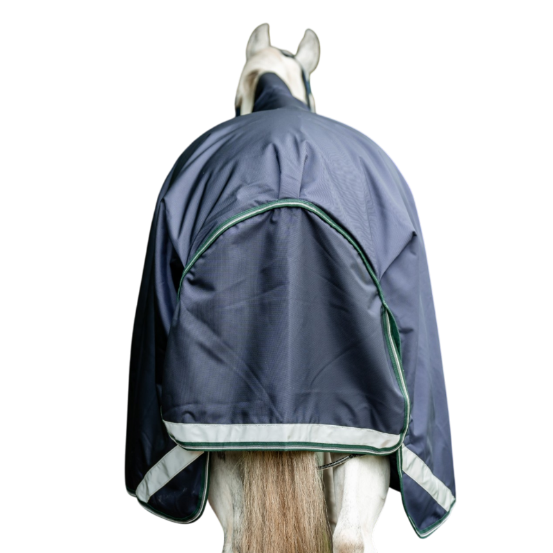 Horseware - Buitendeken Rambo Wug Turnout marine/ hunter green 400g | - Ohlala