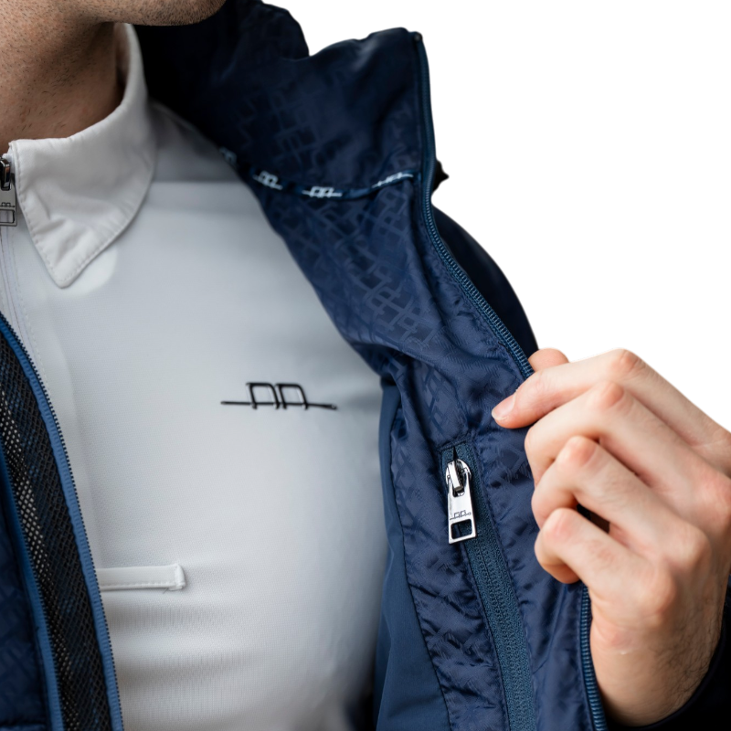 Horseware - Doudoune matelassé homme Quilo Monogram marine | - Ohlala