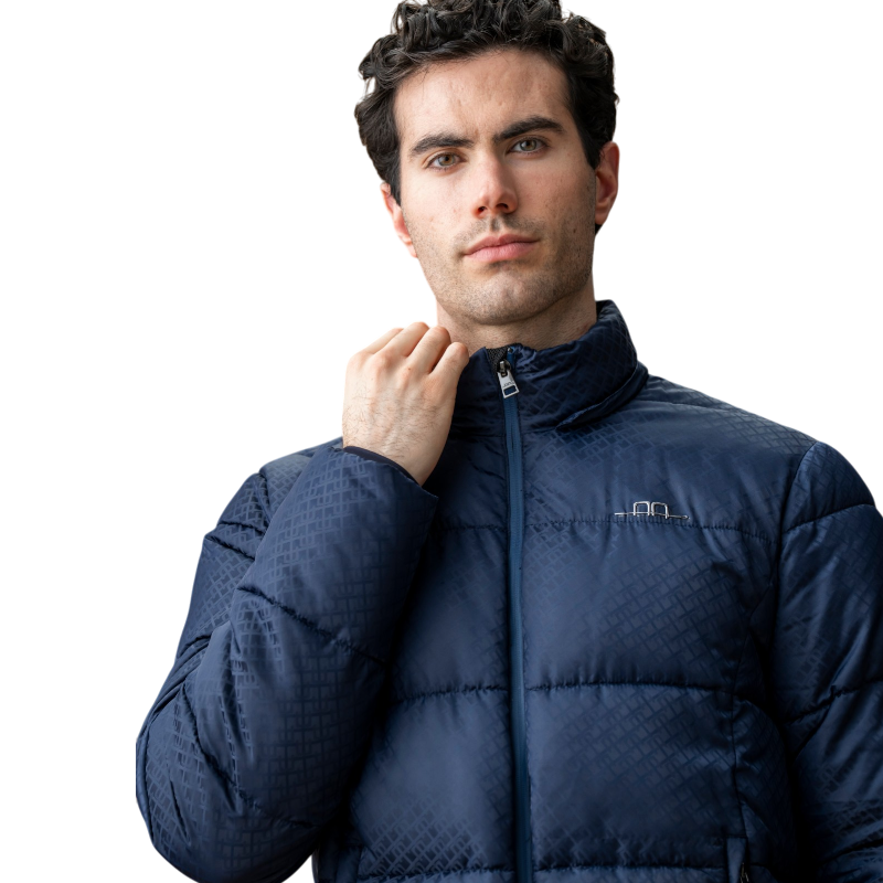 Horseware - Doudoune matelassé homme Quilo Monogram marine | - Ohlala