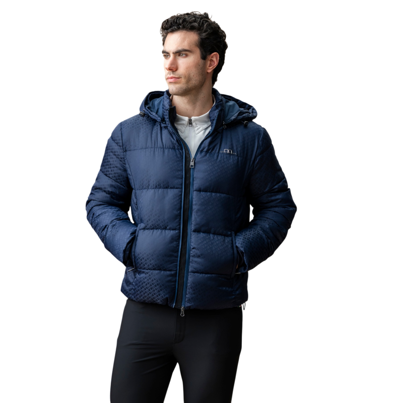 Horseware - Doudoune matelassé homme Quilo Monogram marine | - Ohlala
