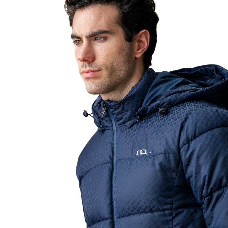 Horseware - Doudoune matelassé homme Quilo Monogram marine | - Ohlala