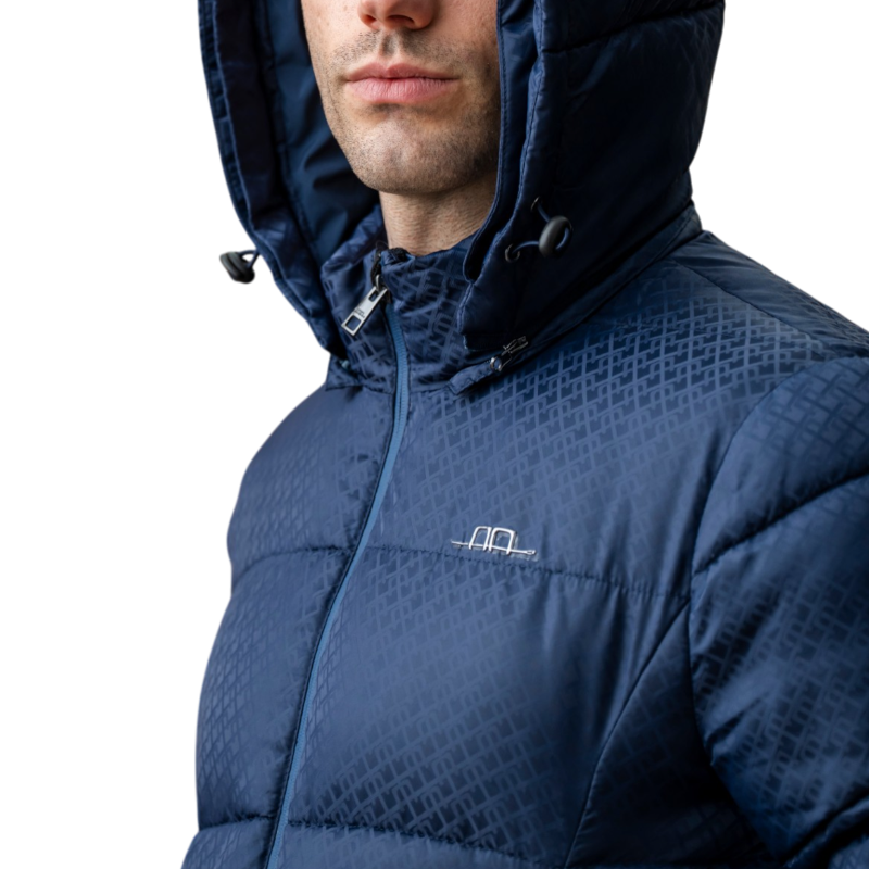 Horseware - Doudoune matelassé homme Quilo Monogram marine | - Ohlala