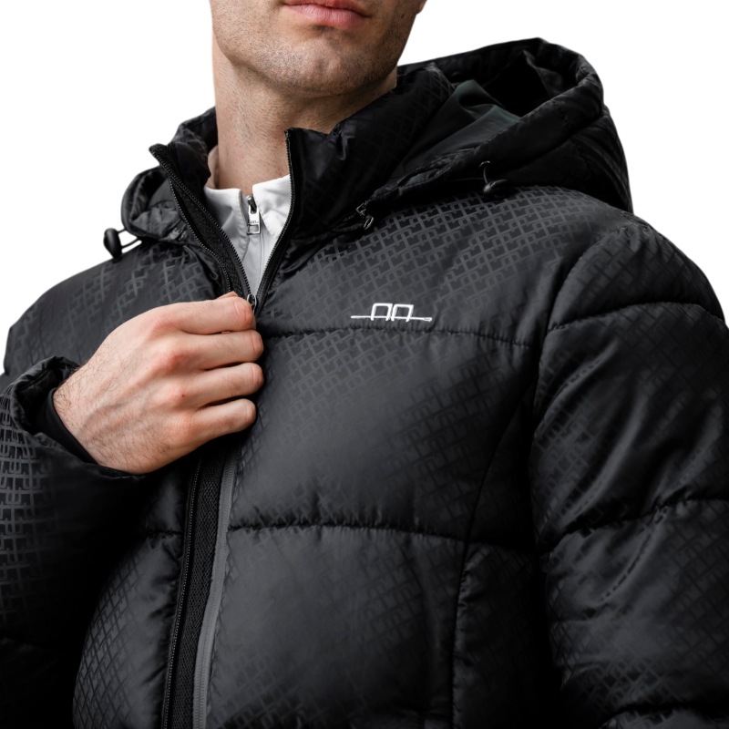 Horseware - Doudoune matelassé homme Quilo Monogram noir | - Ohlala