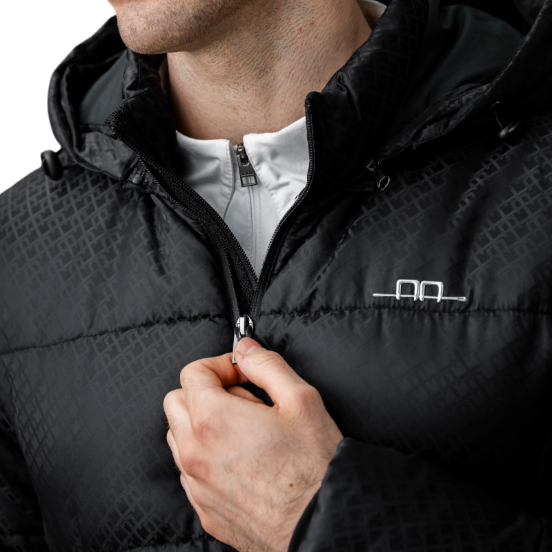 Horseware - Doudoune matelassé homme Quilo Monogram noir | - Ohlala