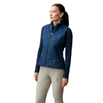 Horseware - Damesgilet Neve Monogram Quilted core marine | - Ohlala