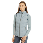 Horseware - Mouwloze gewatteerde bodywarmer dames Stride heather blue | - Ohlala
