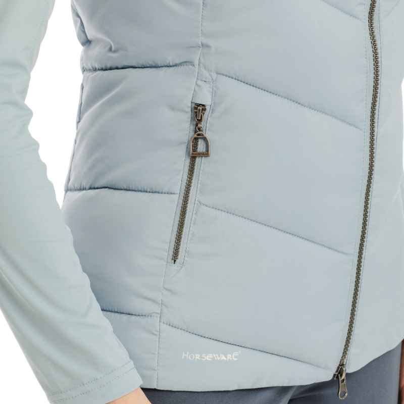 Horseware - Doudoune sans manches femme Stride heather blue | - Ohlala