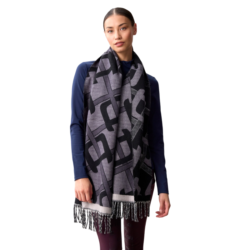 Horseware - Monogram sjaal charcoal | - Ohlala