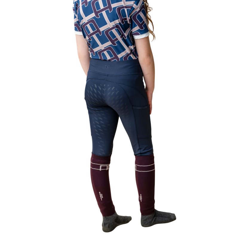 Horseware - Kinder rijlegging Alba Brushed marine full grip | - Ohlala