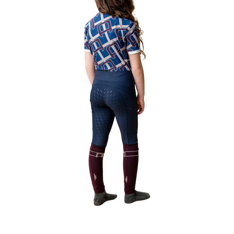 Horseware - Kinder rijlegging Alba Brushed marine full grip | - Ohlala