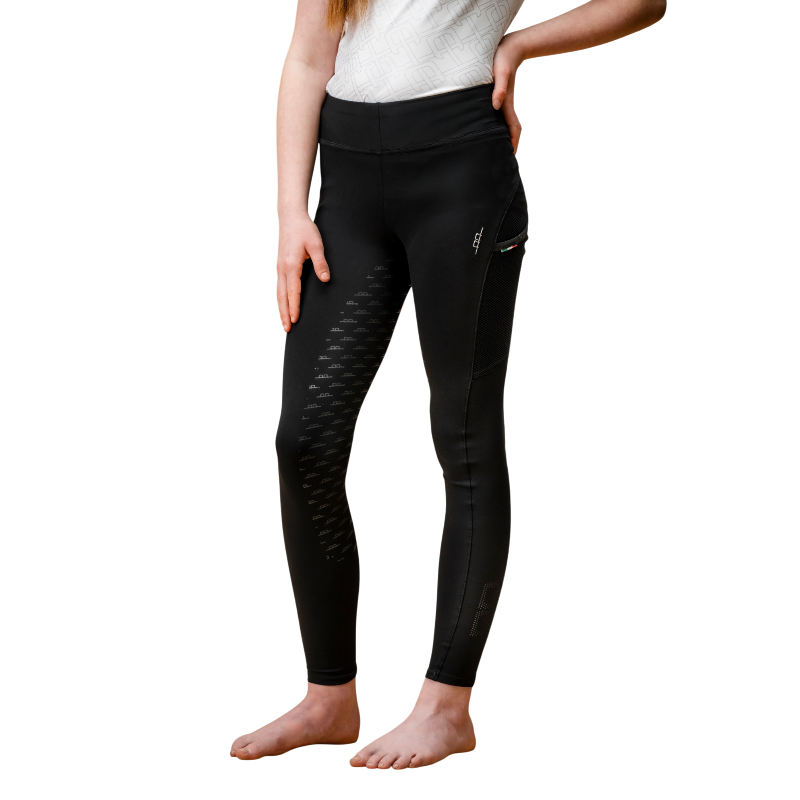 Horseware - Kinder rijlegging Bina zwart full grip | - Ohlala