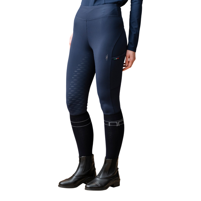 Horseware - Legging d'équitation femme Alba Brushed marine | - Ohlala