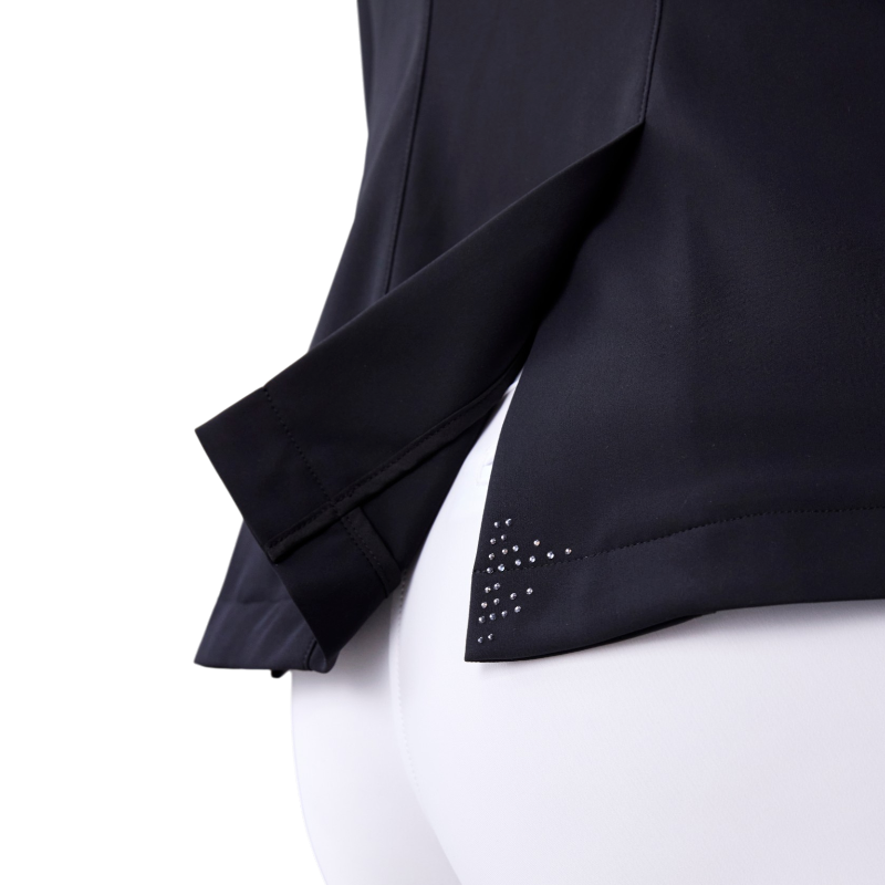 Horseware - Dames wedstrijdjas Platinum MotionFlex Pro Crystal core zwart | - Ohlala
