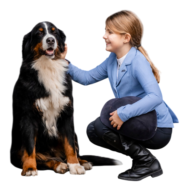 Horseware - Kinder wedstrijdjas Platinum MotionLite sicilian blue | - Ohlala