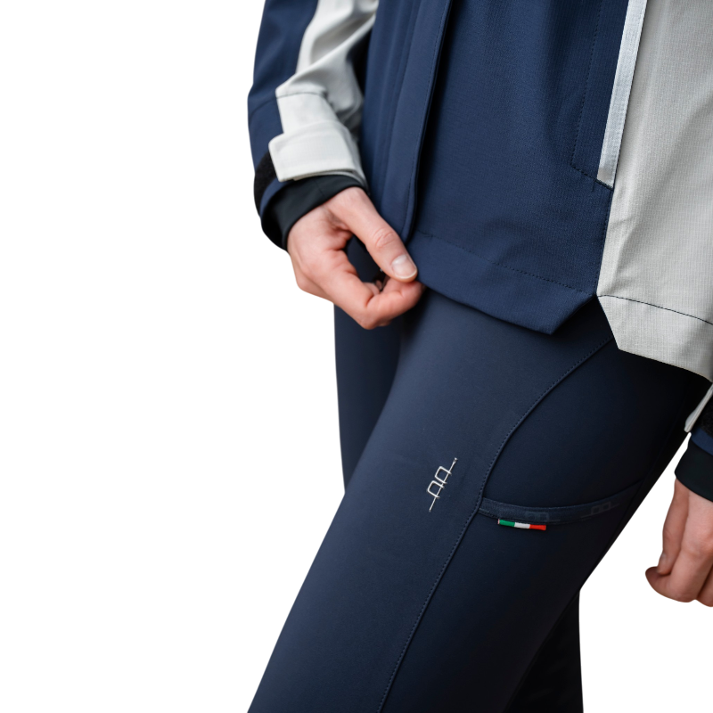 Horseware - Veste de pluie femme Indra marine/ bone | - Ohlala