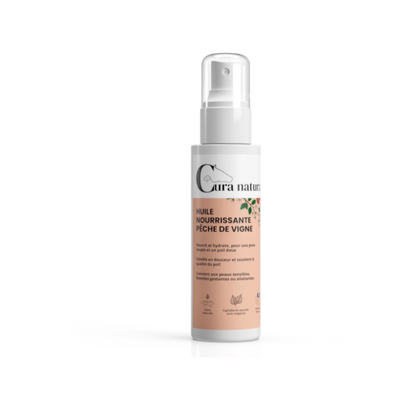 Cura Naturale - Huile nourissante pêche de vigne