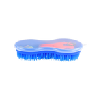 Imperial Riding - Brosse multifonctions et de nattage bleu | - Ohlala