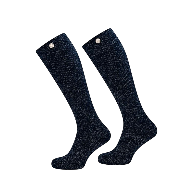 Imperial Riding - Chaussettes Dusty Star Velvet noir (x1)