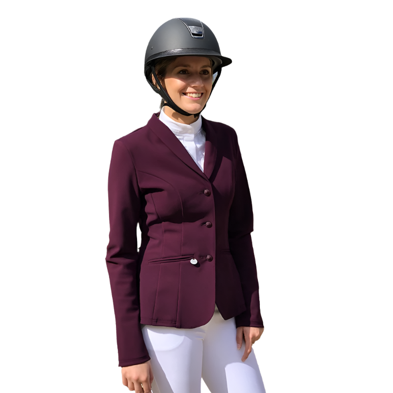 Jump'In - Veste de concours Spa Prune