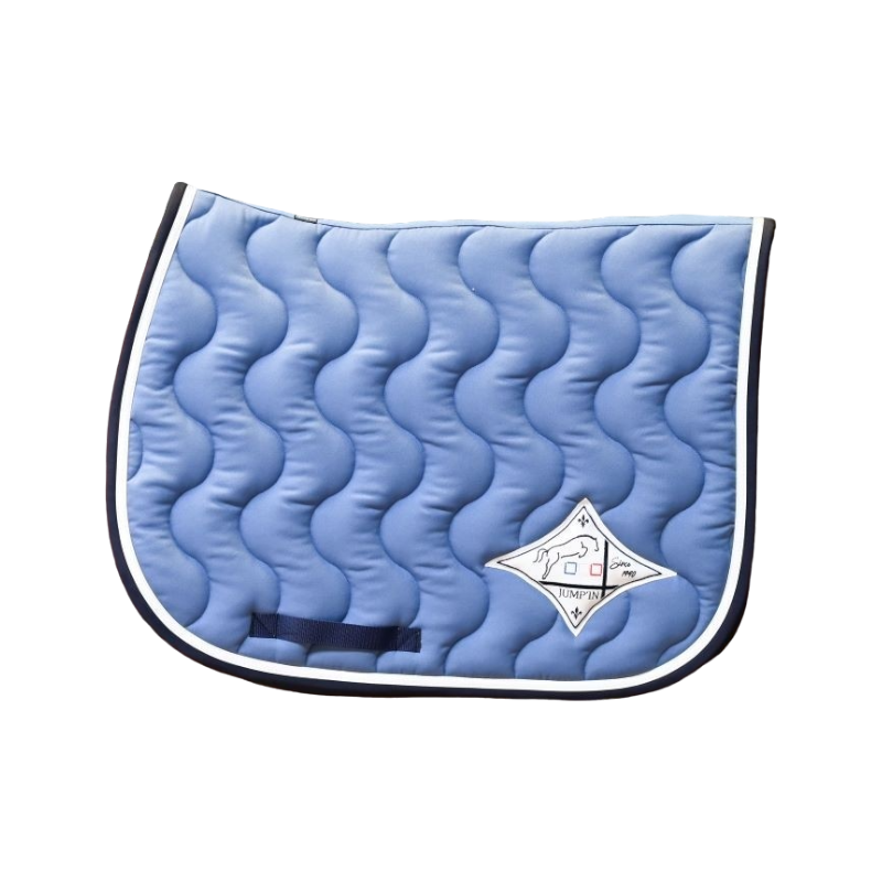 Jump'in - Tapis de selle bleu lagon/ marine