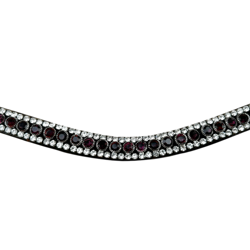 Jump'In - Frontal Diamant Fleur chocolat/ cuir noir