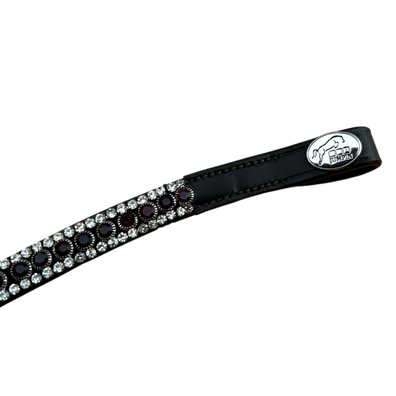 Jump'In - Frontal Diamant Fleur chocolat/ cuir noir
