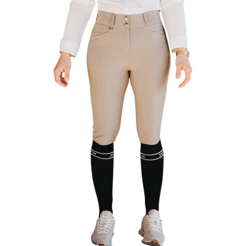 Jump'In - Pantalon d'équitation femme Cadence taupe
