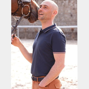 Jump'In - Polo manches courtes homme Emile marine | - Ohlala