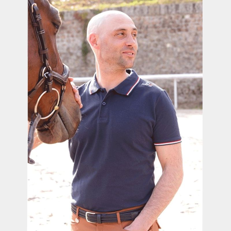 Jump'In - Polo manches courtes homme Emile marine | - Ohlala