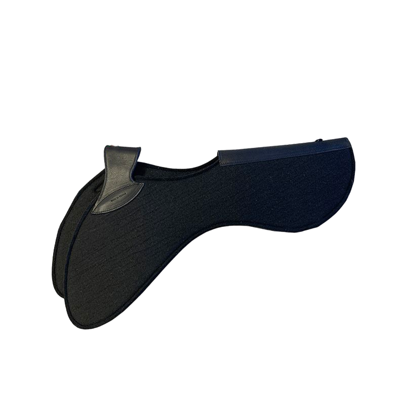 Jump'In - Amortisseur pour chevaux feutre Noir / Noir