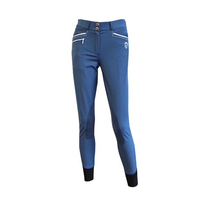 Jump'in - Pantalon d'équitation fille Marie bleu officier | - Ohlala