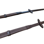 Jump'In - Rênes caoutchouc à arrêtoirs One Noisette | - Ohlala