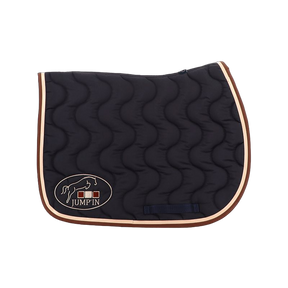 Jump'In - Tapis de selle marine/ champagne/ choco | - Ohlala
