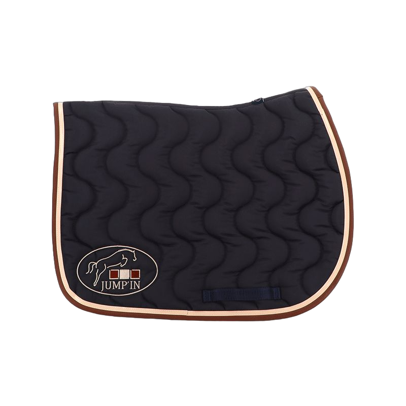 Jump'In - Tapis de selle marine/ champagne/ choco | - Ohlala