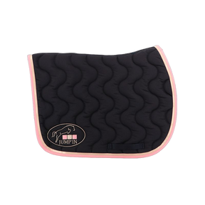 Jump'In - Tapis de selle marine/ champagne/ rose clair | - Ohlala