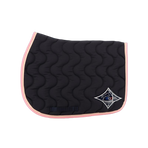 Jump'In - Tapis de selle marine/ champagne/ rose clair | - Ohlala